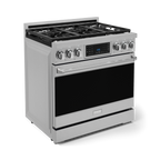36 Inch Professional Gas Range with Tilt Panel Touch Control in Stainless Steel | Gordon Ramsay Series