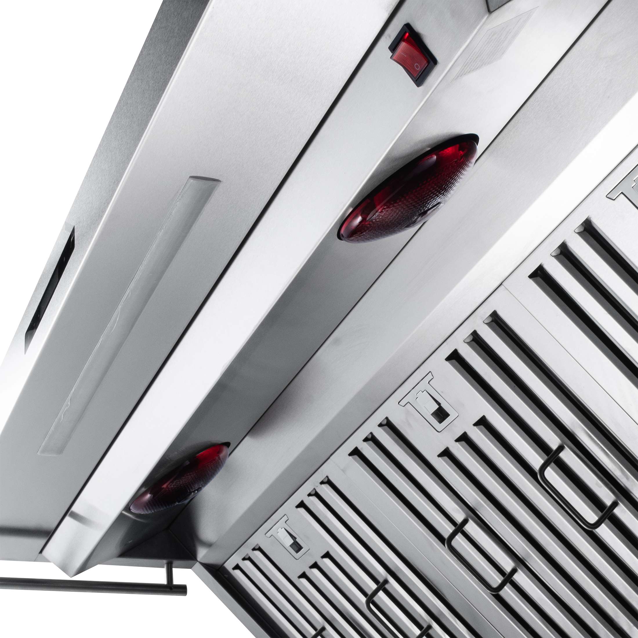 Forno Savona 48-Inch Wall Mount Range Hood, Baffle Filters, Backsplash Included