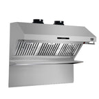 Forno Savona 48-Inch Wall Mount Range Hood, Baffle Filters, Backsplash Included