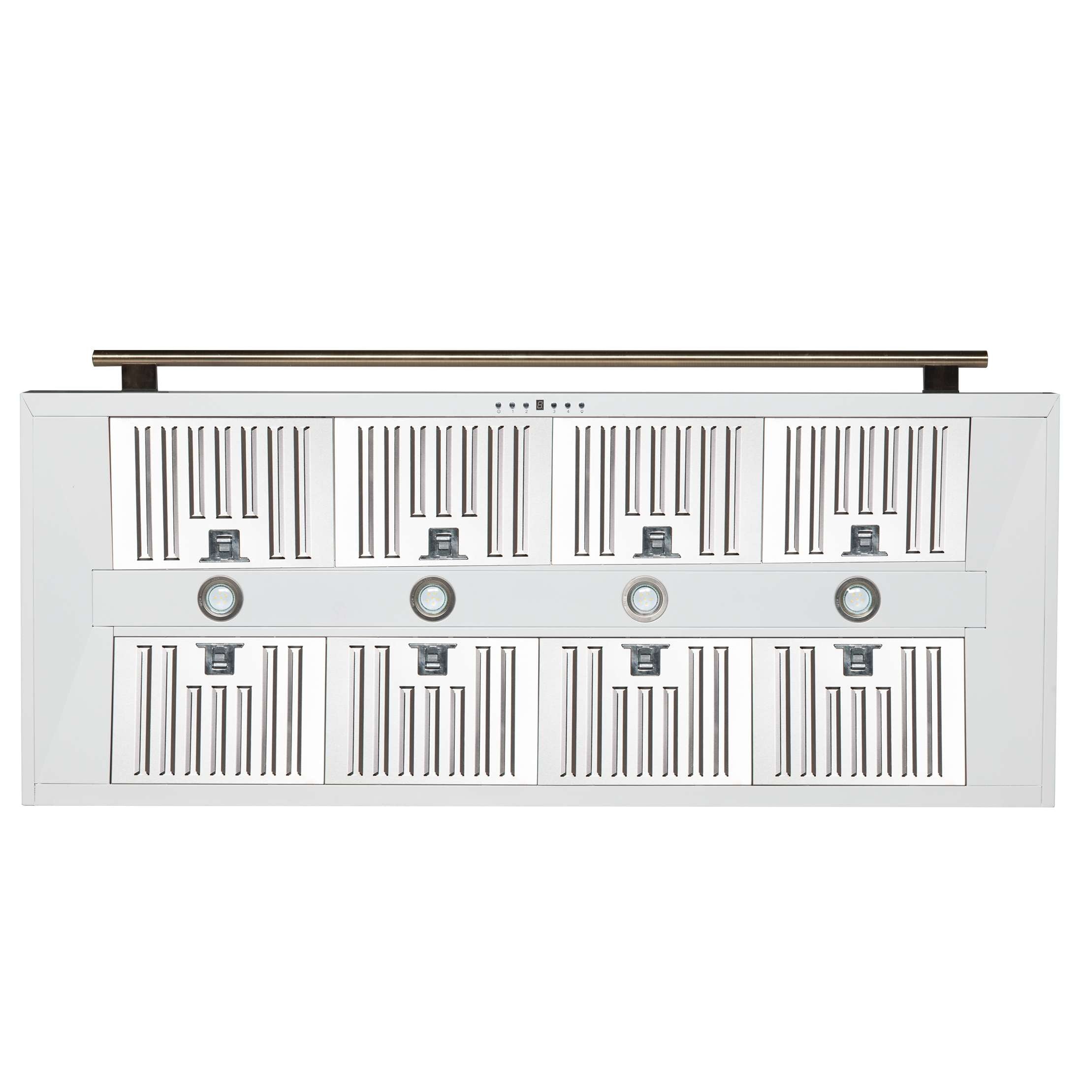 Forno Aria 60 Inch Wall-Mounted Range Hood in White