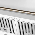 Forno Aria 60 Inch Wall-Mounted Range Hood in White