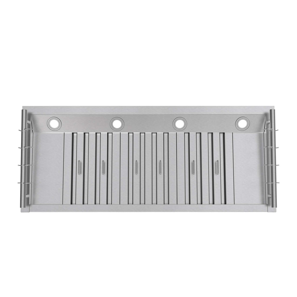 Forno Venezia 48 Inch Wall-Mounted Range Hood with Touch Controls and Baffle Filters