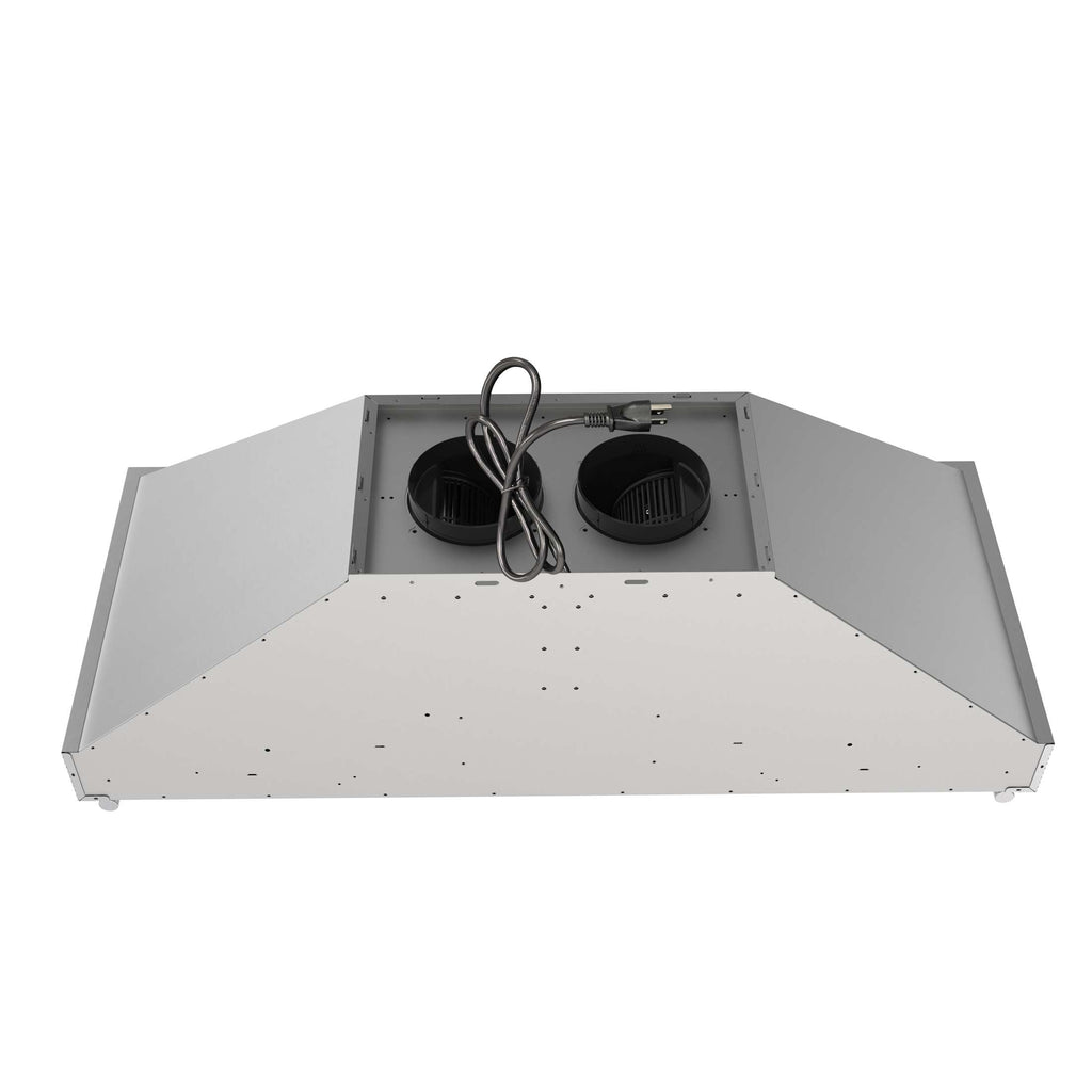 Forno Venezia 48 Inch Wall-Mounted Range Hood with Touch Controls and Baffle Filters