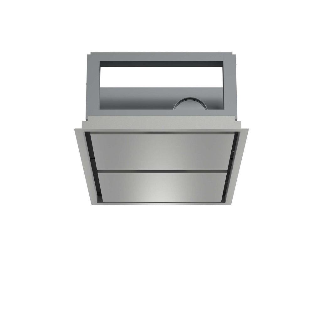 FORNO Arezzo 44-Inch Recessed Ceiling Range Hood, Dual Motors, 1200 CFM, Hybrid Filters, Remote Control