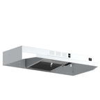 Forno Cappa 30-Inch Under Cabinet Range Hood, White, 200 CFM, Convertible, LED Lighting