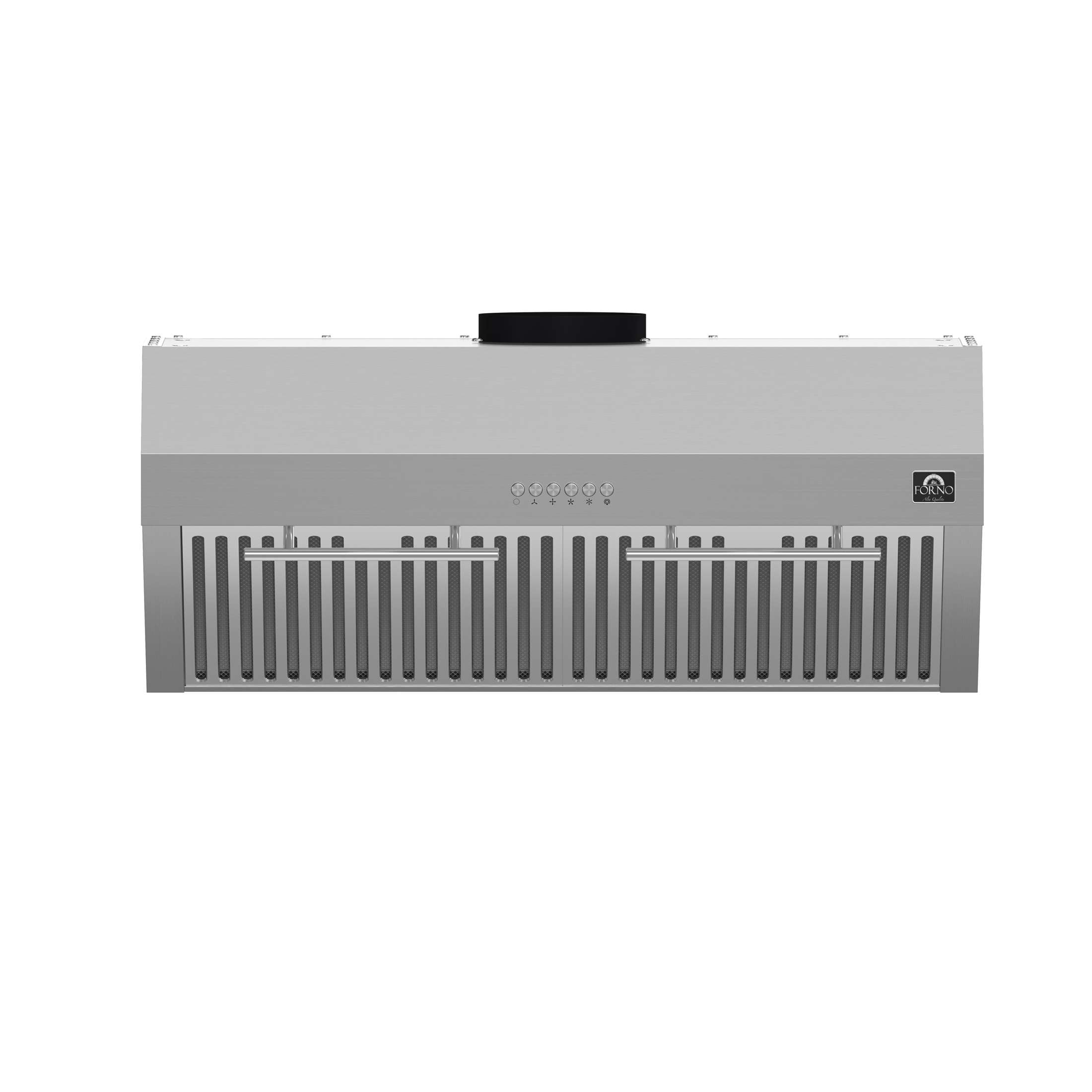 Forno Bari Espresso 30-Inch Under Cabinet Range Hood, Stainless Steel, 400 CFM, LED Lighting, Dishwasher-Safe Baffle Filters, 4-Speed Fan Control