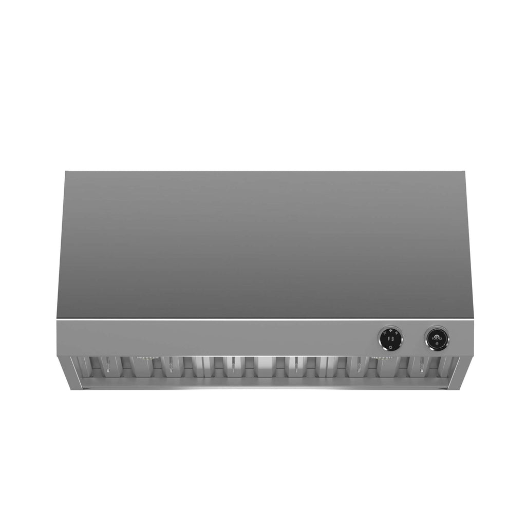 Forno Biagio 36-Inch Wall Mounted Range Hood, Stainless Steel, Heavy Duty