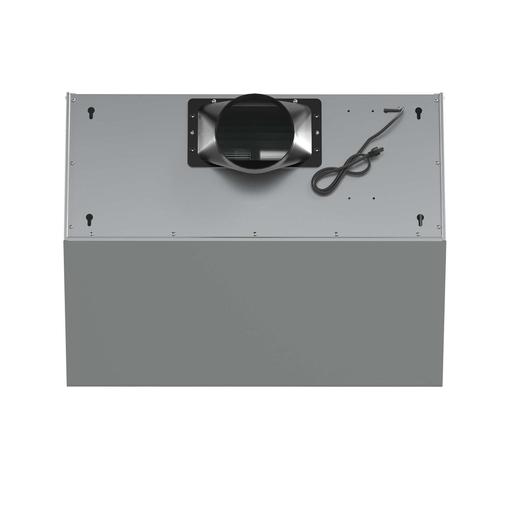 Forno Palazzo 30-Inch Wall Mounted Range Hood, Stainless Steel, Heavy Duty Baffle Filters, Remote Control