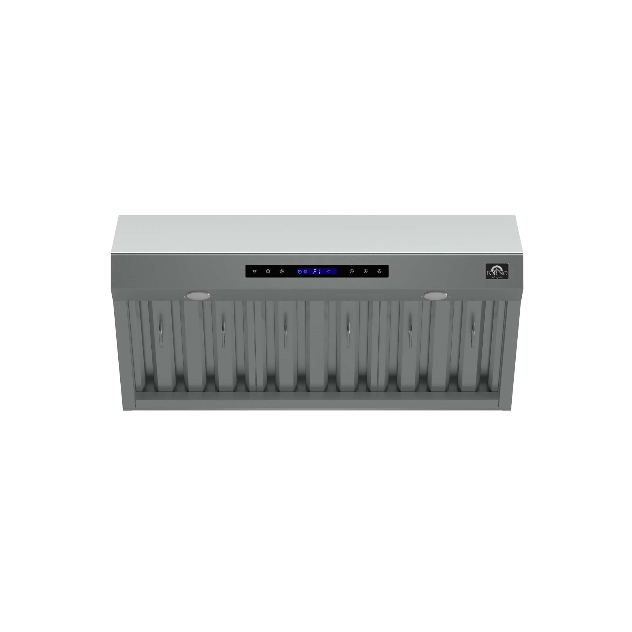 Forno Palazzo 36-Inch Wall Mounted Range Hood, Stainless Steel, Heavy Duty Baffle Filters, Remote Control