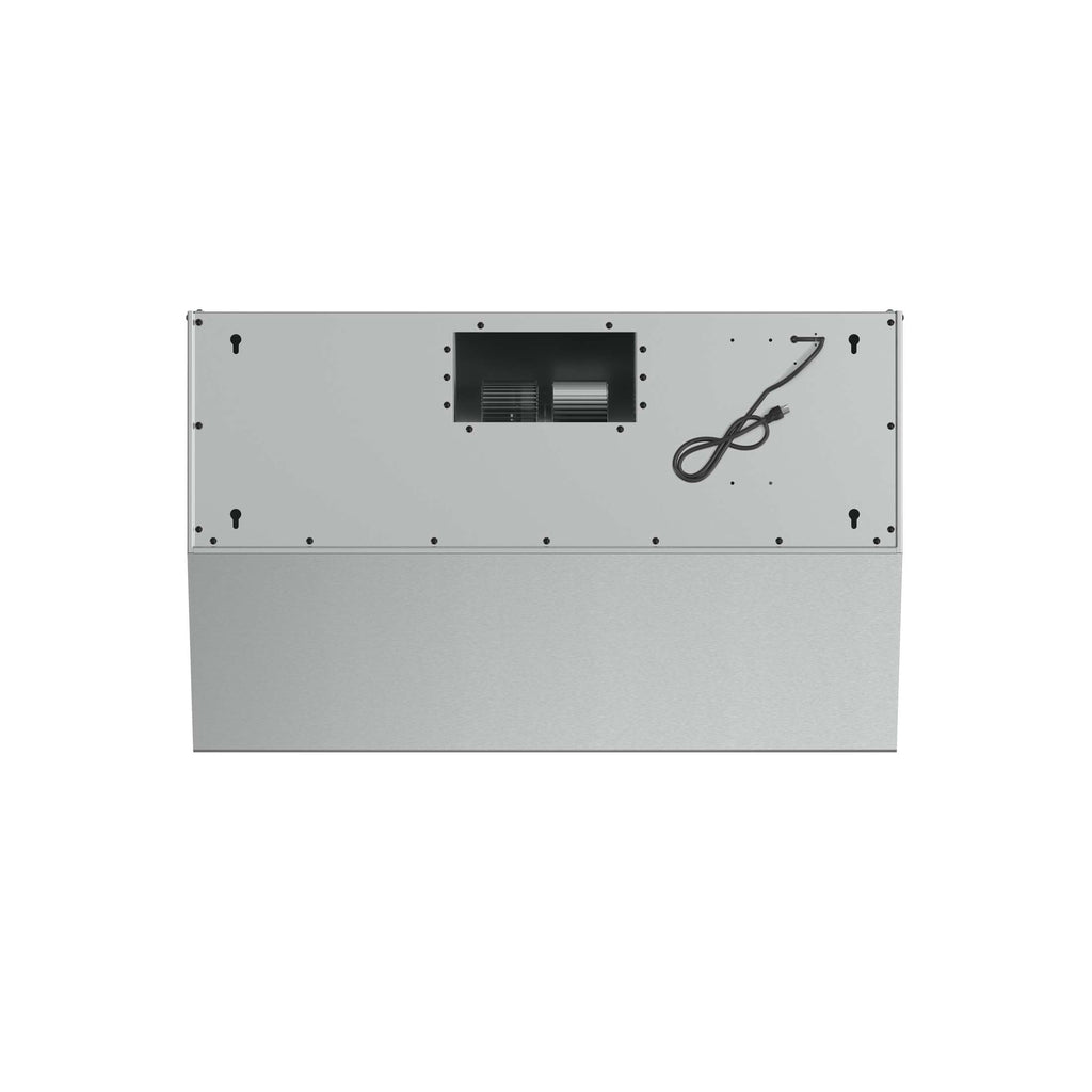 Forno Palazzo 36-Inch Wall Mounted Range Hood, Stainless Steel, Heavy Duty Baffle Filters, Remote Control