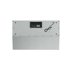 Forno Palazzo 36-Inch Wall Mounted Range Hood, Stainless Steel, Heavy Duty Baffle Filters, Remote Control