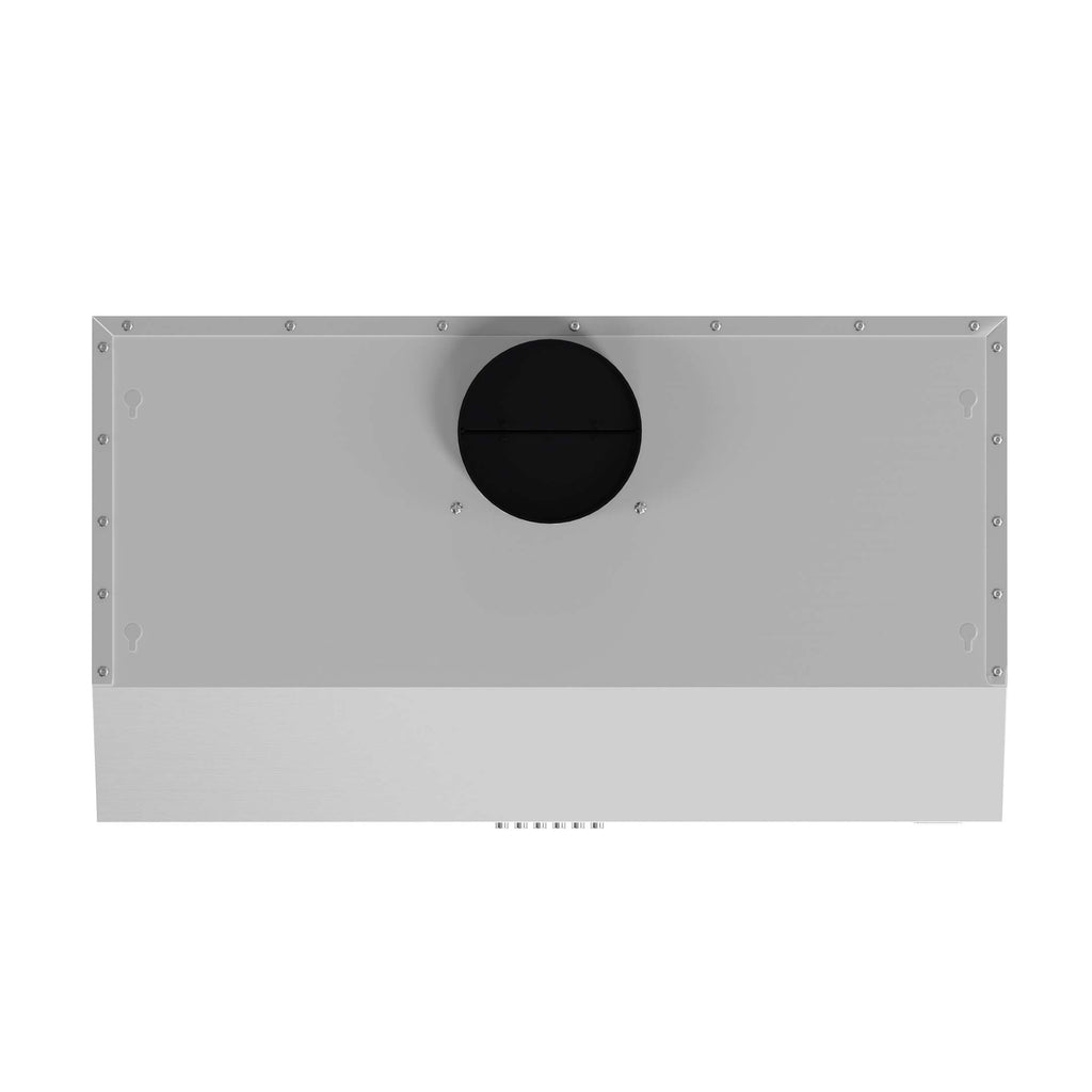 Forno Bari Espresso 30-Inch Under Cabinet Range Hood, White, 600 CFM, LED Lighting, Dishwasher-Safe Baffle Filters, 3-Speed Fan Control