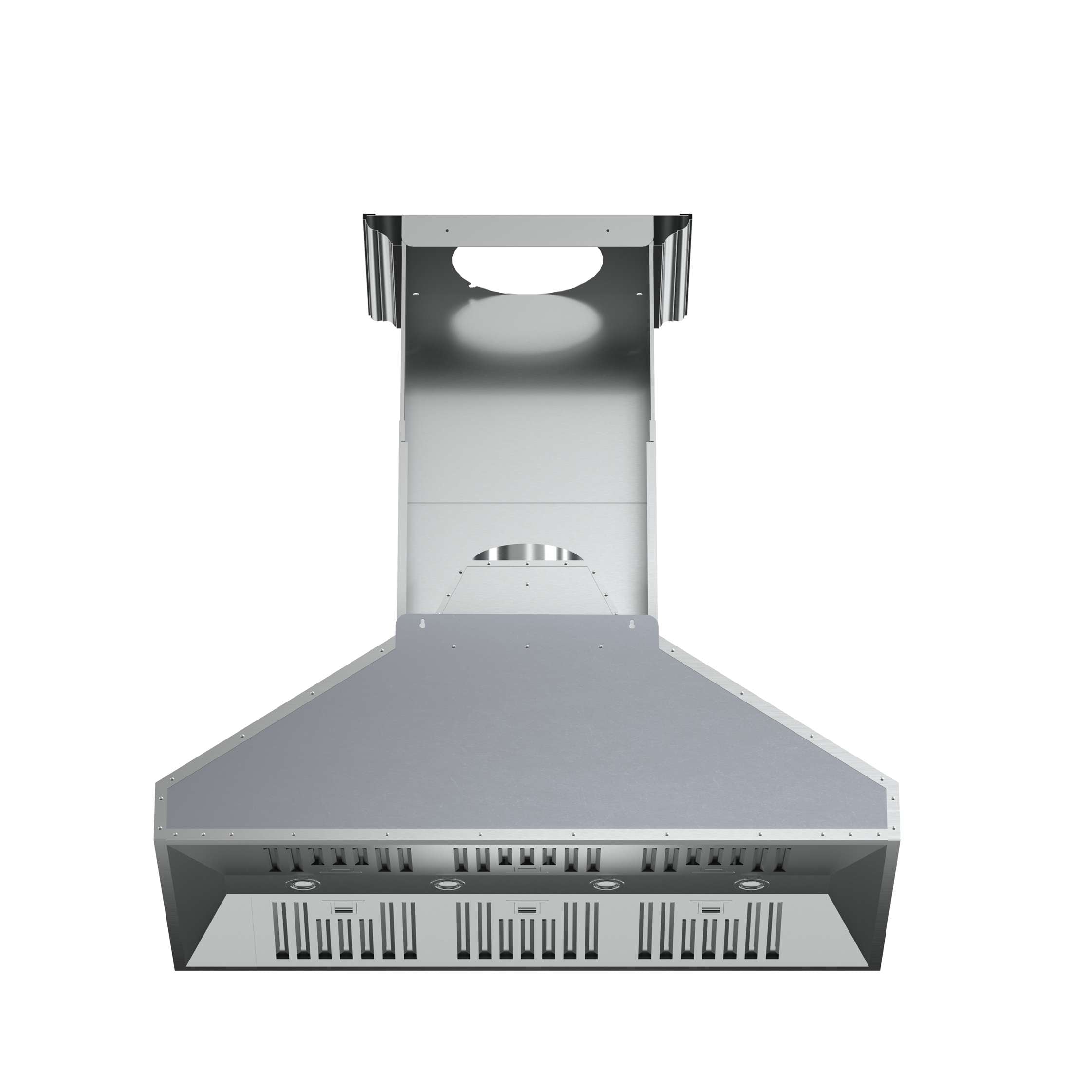 Forno Orvieto 48-Inch Wall Mount Range Hood, LED Lighting, Heavy Duty, Stainless Steel