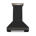 Forno Aria 30 Inch Wall-Mounted Range Hood in Black