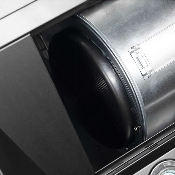 Forno Aria 36 Inch Wall-Mounted Range Hood in Black