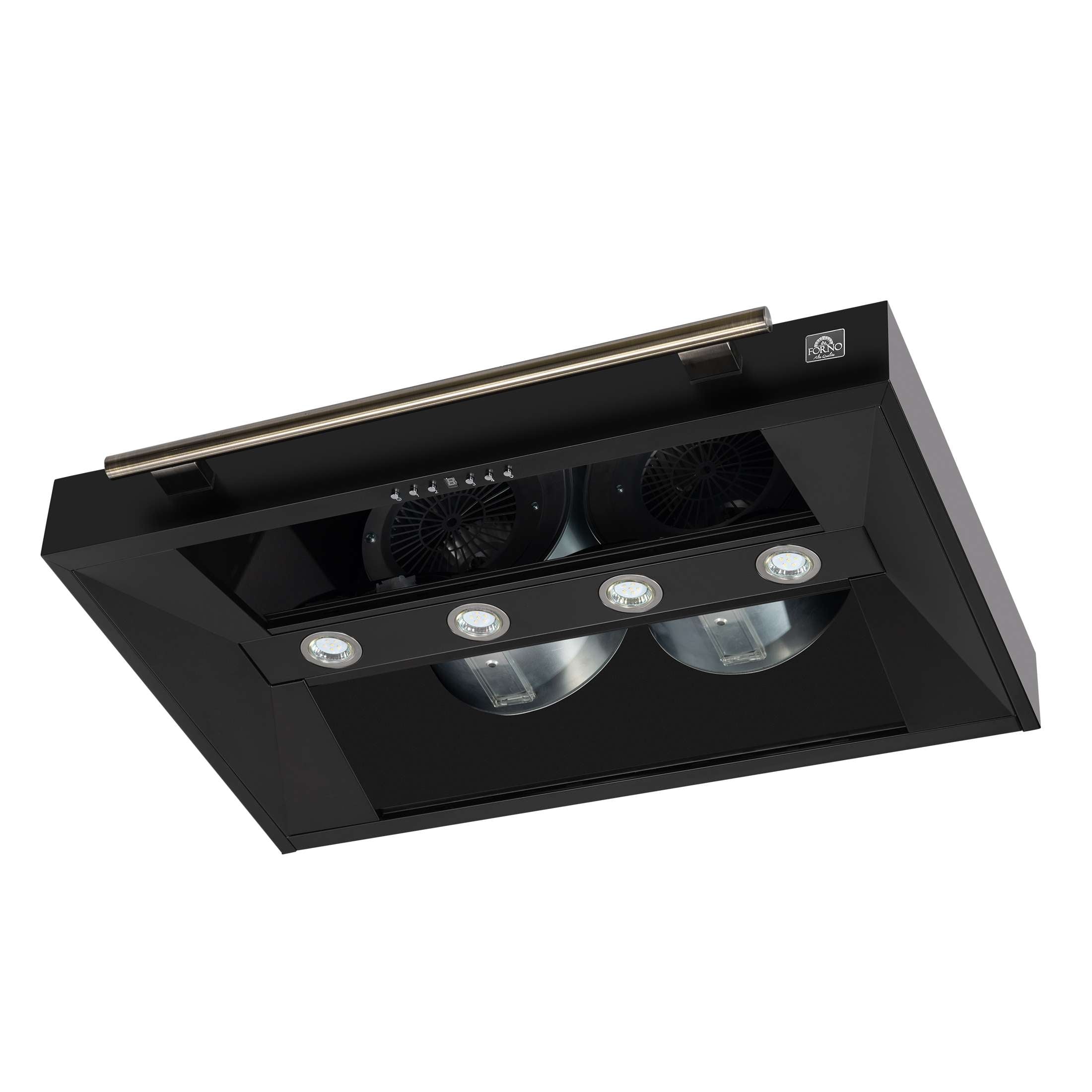 Forno Aria 36 Inch Wall-Mounted Range Hood in Black