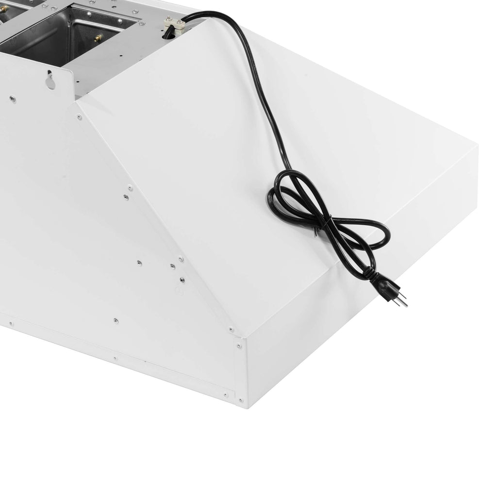 Forno Aria 36 Inch Wall-Mounted Range Hood in White