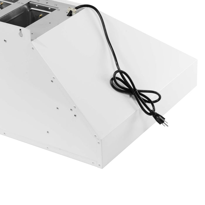 Forno Aria 36 Inch Wall-Mounted Range Hood in White