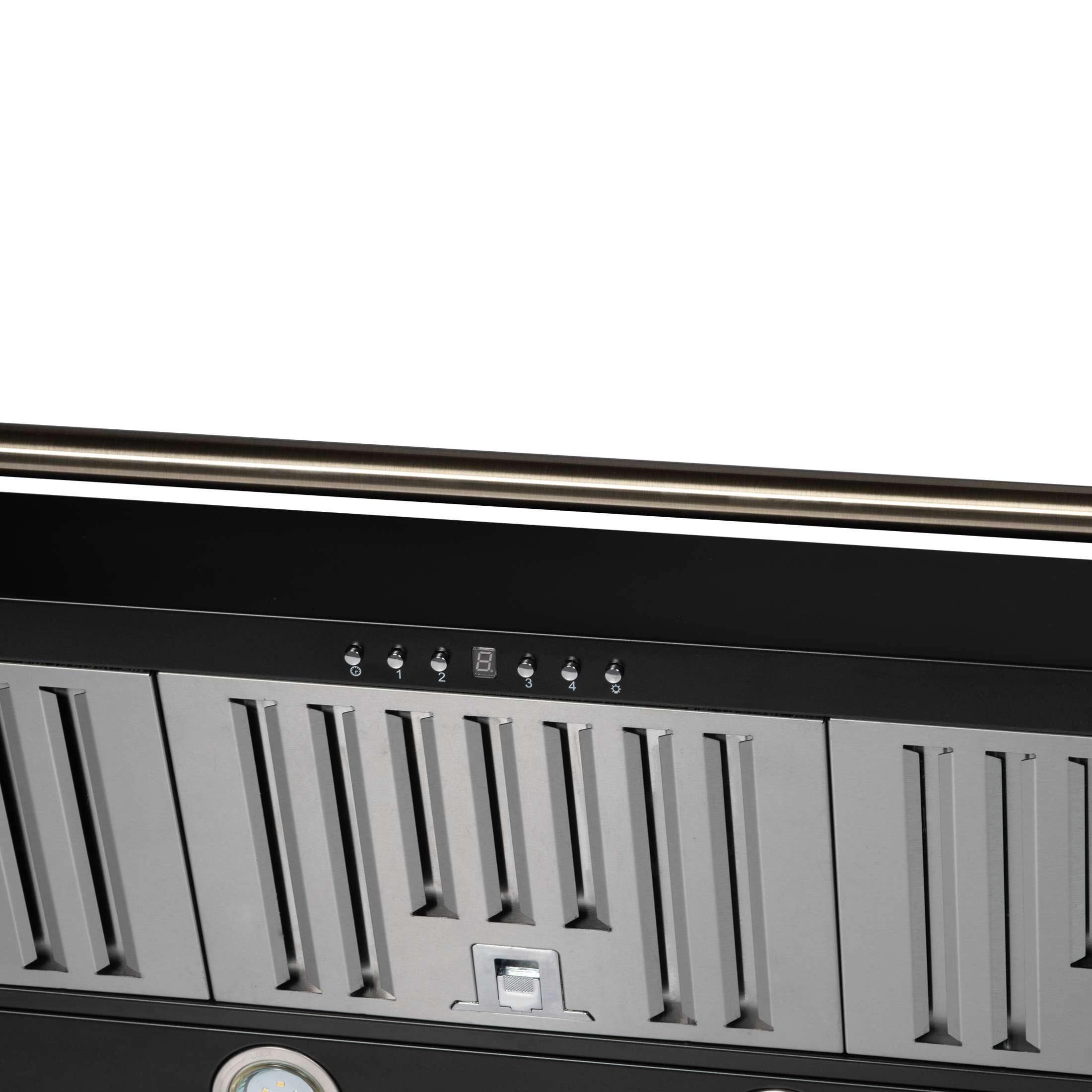 Forno Aria 48 Inch Wall-Mounted Range Hood in Black