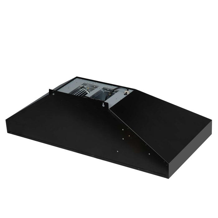 Forno Aria 48 Inch Wall-Mounted Range Hood in Black