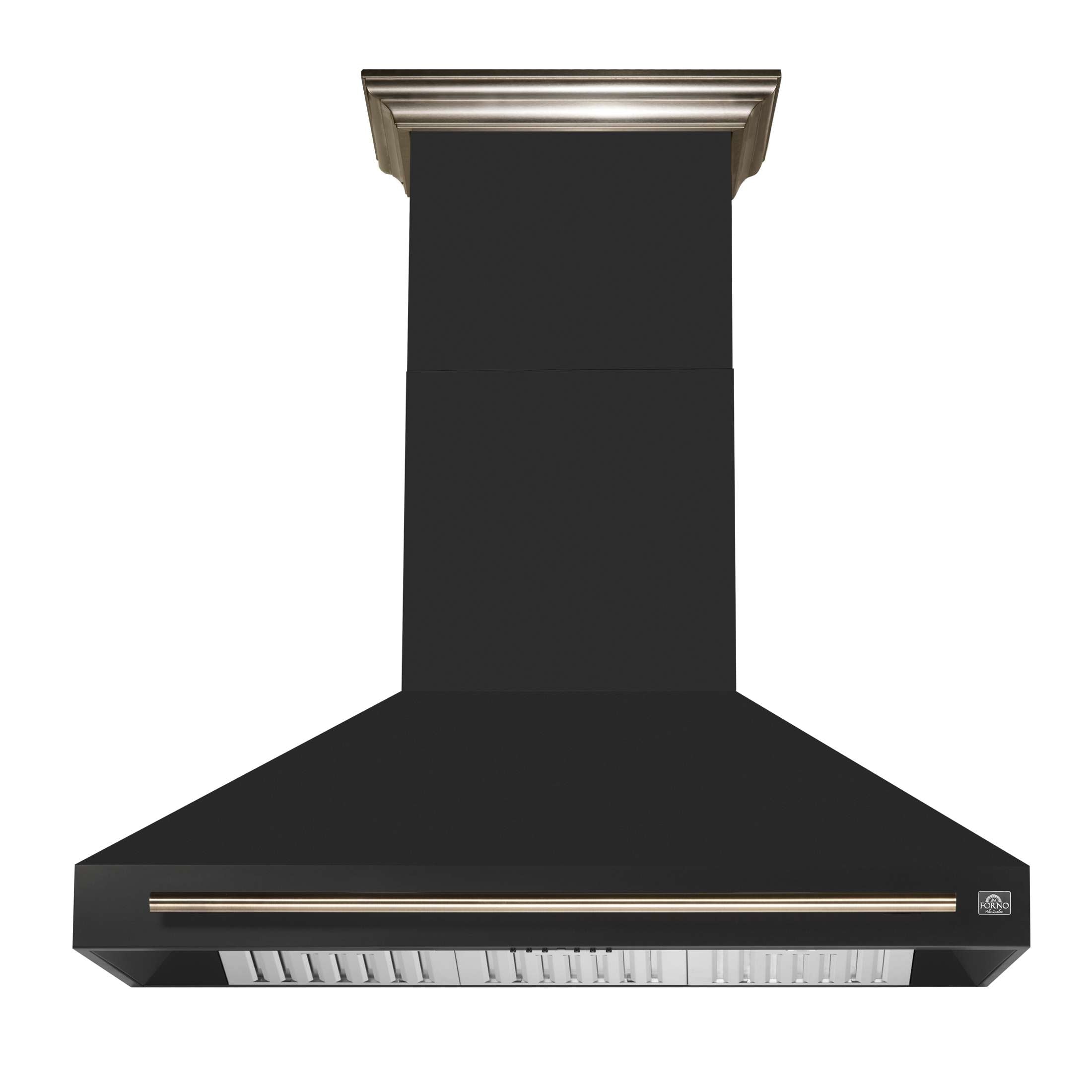 Forno Aria 48 Inch Wall-Mounted Range Hood in Black – Kitchen Ranges Direct