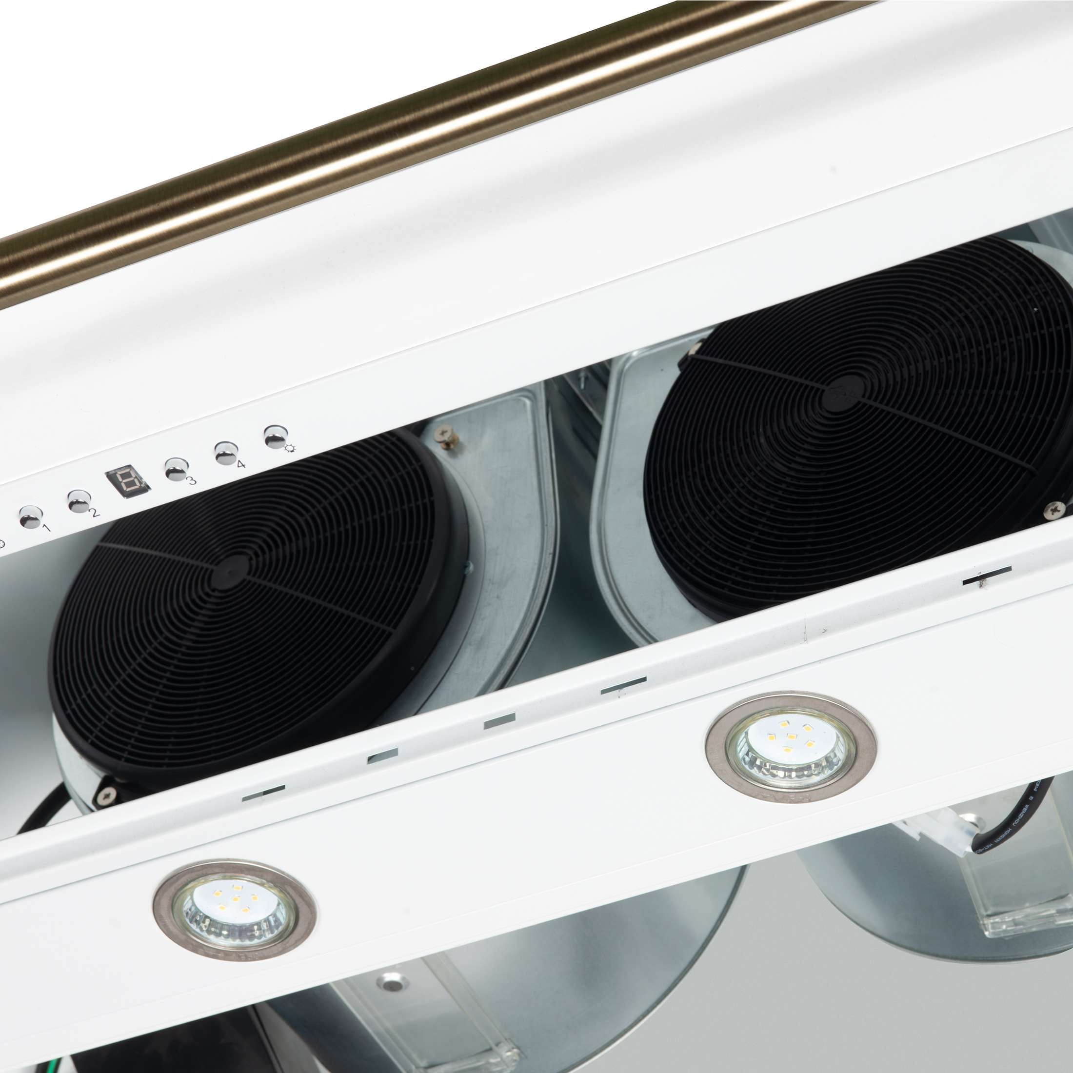Forno Aria 48 Inch Wall-Mounted Range Hood in White