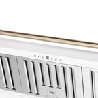 Forno Aria 48 Inch Wall-Mounted Range Hood in White