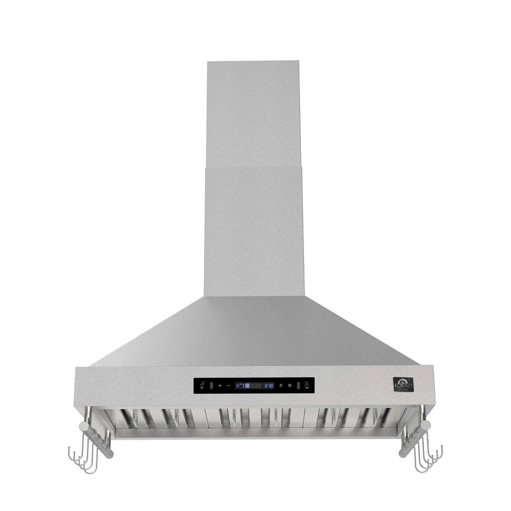 Forno Venezia 36 Inch Wall-Mounted Range Hood with Touch Controls and Baffle Filters