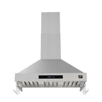Forno Venezia 36 Inch Wall-Mounted Range Hood with Touch Controls and Baffle Filters