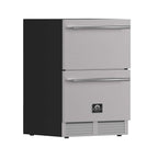Forno Cosenza 24" Built-In Drawer Freezer with Ice Maker, 4.69 cu.ft.