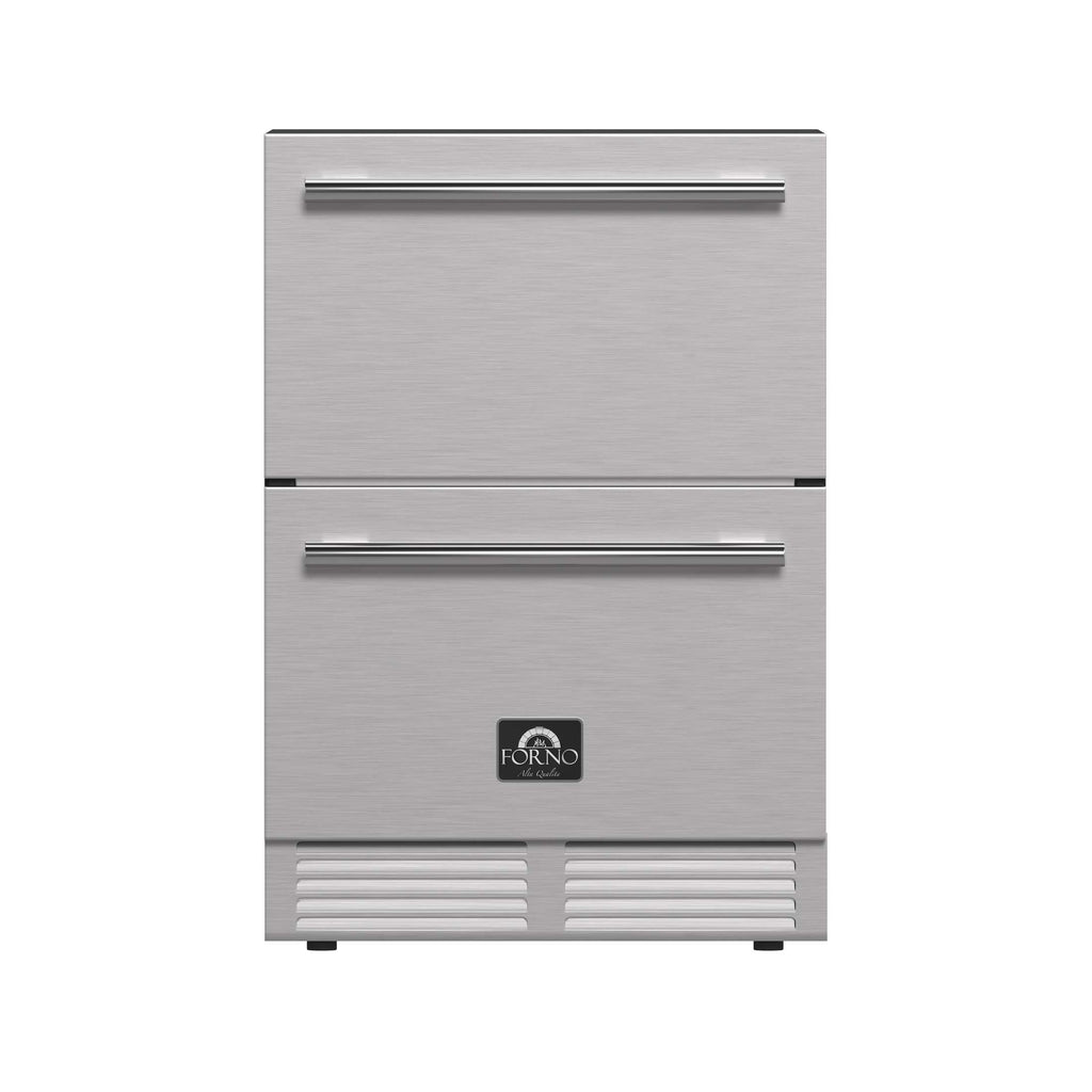Forno Cosenza 24" Built-In Drawer Freezer with Ice Maker, 4.69 cu.ft.