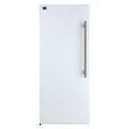Forno Maderno 2-28-Inch Wide Convertible Refrigerator/Freezer in White, Decorative Trim, 27.2 cu.ft, 84-Inch High, ENERGY STAR Certified
