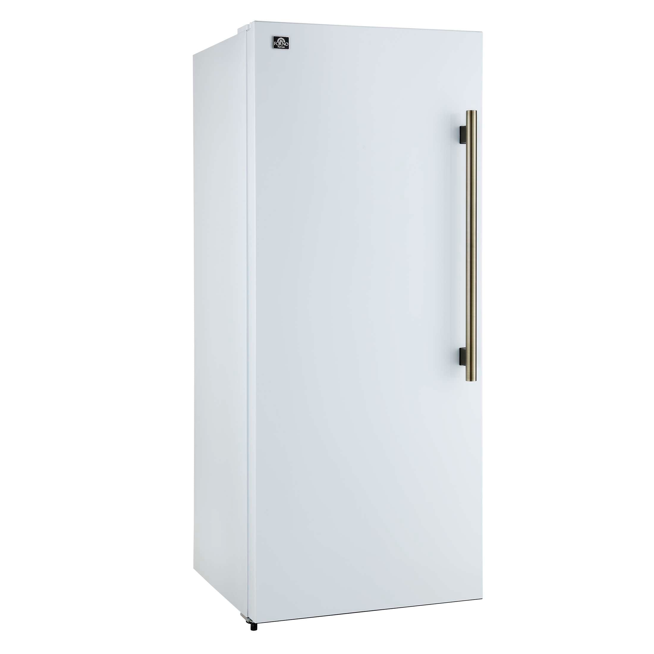 Forno Maderno 2-28-Inch Wide Convertible Refrigerator/Freezer in White, Decorative Trim, 27.2 cu.ft, 84-Inch High, ENERGY STAR Certified