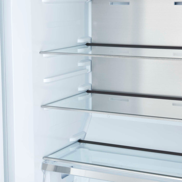 Forno Maderno 28" Built-In Convertible Refrigerator in White, 13.6 cu.ft. Left Swing with Decorative Grill - 32" Wide