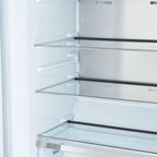 Forno Maderno 2-28-Inch Wide Convertible Refrigerator/Freezer in White, Decorative Trim, 27.2 cu.ft, 84-Inch High, ENERGY STAR Certified