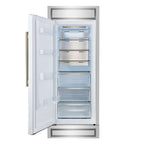 Forno Maderno 28-Inch Built-In Convertible Refrigerator, 13.6 cu.ft, Left Swing, Decorative Grill, ENERGY STAR Certified