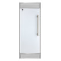Forno Maderno 28" Built-In Convertible Refrigerator in White, 13.6 cu.ft. Left Swing with Decorative Grill - 32" Wide