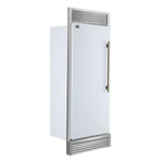 Forno Maderno 28" Built-In Convertible Refrigerator in White, 13.6 cu.ft. Left Swing with Decorative Grill - 32" Wide