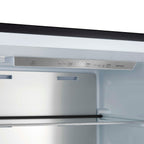 Forno Maderno 2-28-Inch Wide Convertible Refrigerator/Freezer in Black, Decorative Trim Grill, 27.2 cu.ft, 84-Inch High, ENERGY STAR Certified