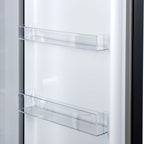 Forno Maderno 2-28-Inch Wide Convertible Refrigerator/Freezer in Black, Decorative Trim Grill, 27.2 cu.ft, 84-Inch High, ENERGY STAR Certified