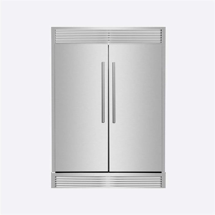 Forno Maderno 2-28-Inch Wide Convertible Refrigerator/Freezer, Decorative Trim, 27.2 cu.ft, 84-Inch High, ENERGY STAR Certified