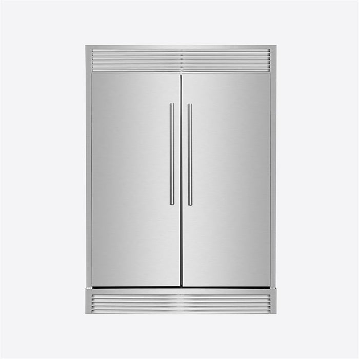 Forno Maderno 2-28-Inch Wide Convertible Refrigerator/Freezer, Decorative Trim, 27.2 cu.ft, 84-Inch High, ENERGY STAR Certified