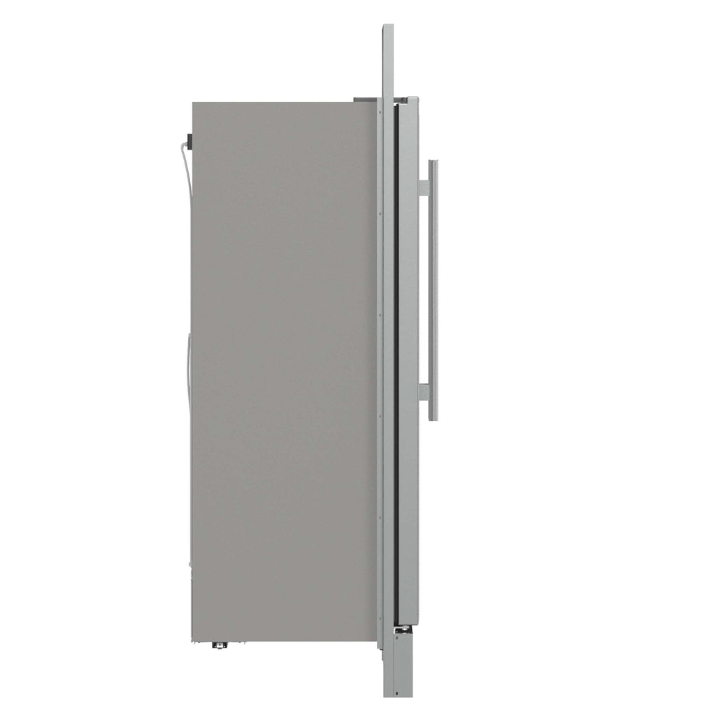 Forno Fortezza 60 Inch Convertible Refrigerator/Freezer with Modern Trim Kit, Stainless Steel, Total No Frost, with Automatic Ice Maker