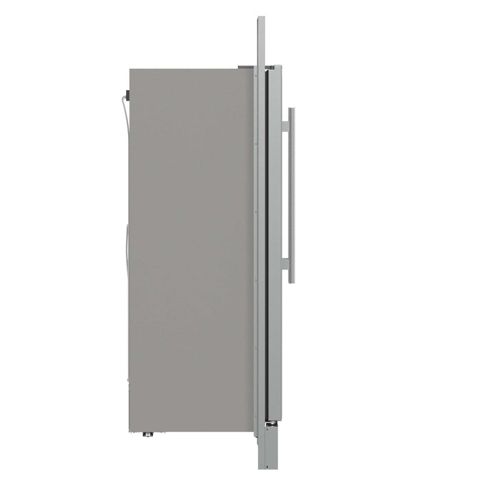 Forno Fortezza 60 Inch Convertible Refrigerator/Freezer with Modern Trim Kit, Stainless Steel, Total No Frost, with Automatic Ice Maker