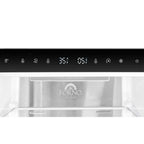 Custodia 48" Bottom Freezer combo, 20.6 cf., Ice Maker, Total No frost, Black, Antique Brass handles