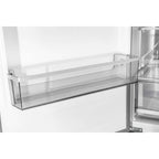 Custodia 48" Bottom Freezer combo, 20.6 cf., Ice Maker, Total No frost, Black, Antique Brass handles
