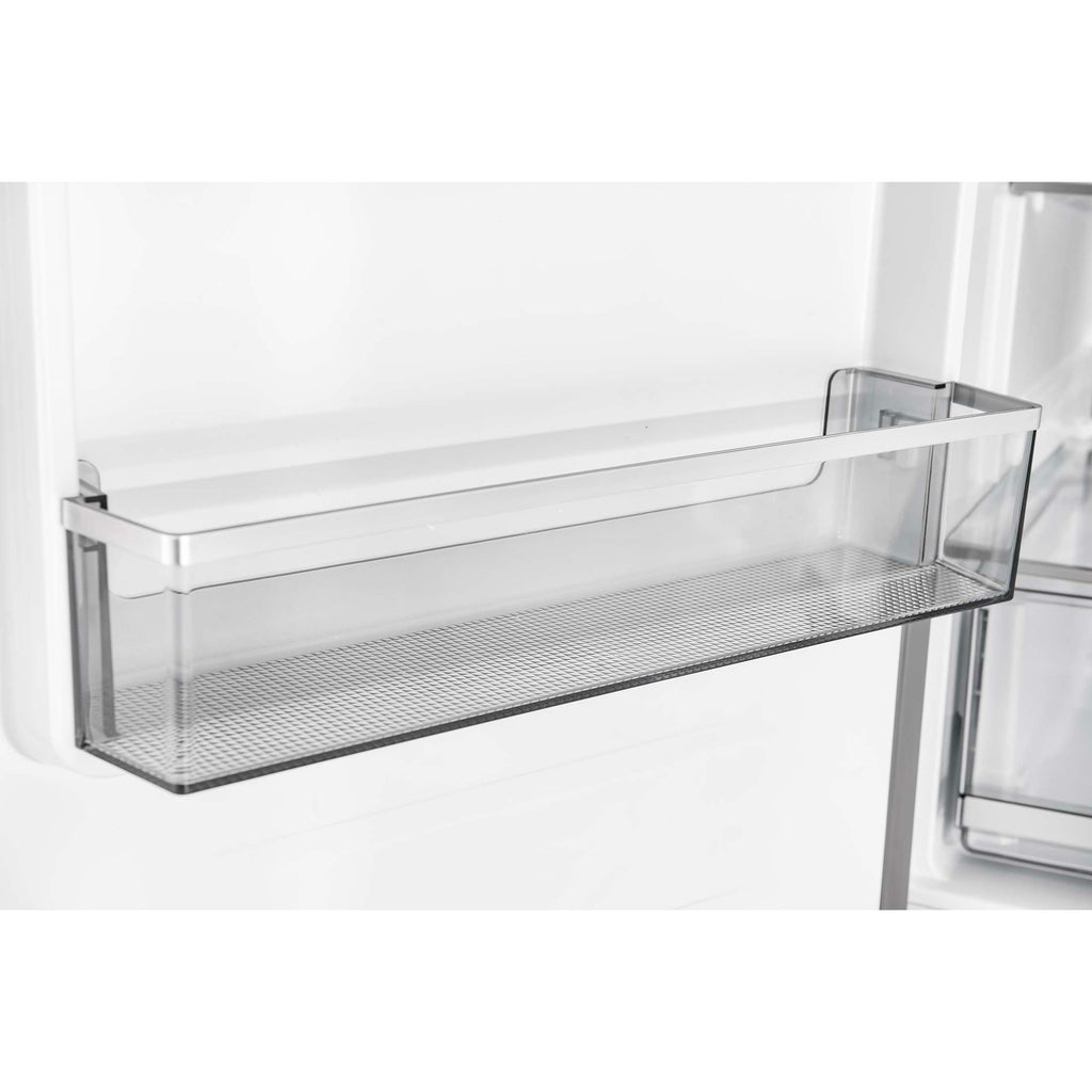 Custodia 24" Bottom Freezer, 10.3 cf., Left Swing, Ice Maker, Total No frost, Stainless Steel handles