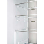 Custodia 24" Bottom Freezer, 10.3 cf., Left Swing, Ice Maker, Total No frost, Stainless Steel handles