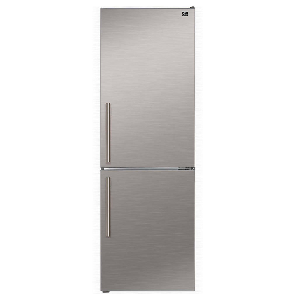 Custodia 24" Bottom Freezer, 10.3 cf., Right Swing, Total No frost, Stainless Steel handles