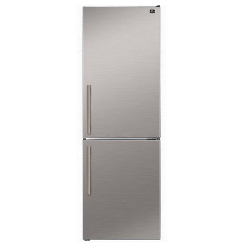 Custodia 24" Bottom Freezer, 10.3 cf., Right Swing, Total No frost, Stainless Steel handles